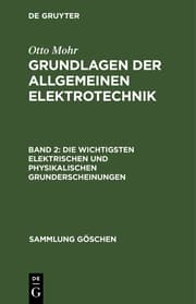 Cover von Die wichtigsten elektrischen u.physikalischen Grunderscheinungen