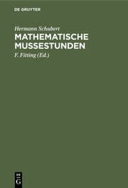 Cover von Mathematische Mussestunden