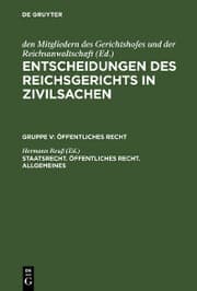 Cover von Staatsrecht. Öffentliches Recht. Allgemeines