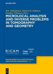 Cover von Microlocal Analysis and Inverse Problems in Tomography and Geometry