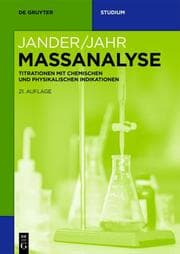Cover von Maßanalyse