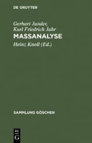 Cover von Massanalyse
