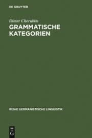 Cover von Grammatische Kategorien