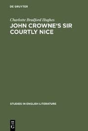 Cover von John Crowne's Sir Courtly Nice