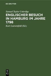 Cover von Englischer Besuch in Hamburg im Jahre 1798