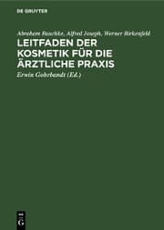 Cover von Leitfaden der Kosmetik für die ärztliche Praxis
