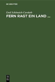 Cover von Fern ragt ein Land ...