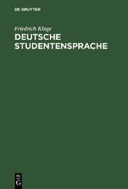 Cover von Deutsche Studentensprache