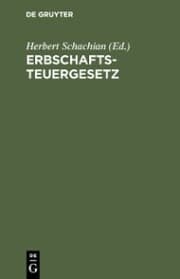Cover von Erbschaftsteuergesetz