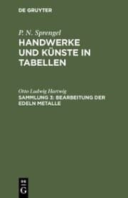 Cover von Bearbeitung der edeln Metalle