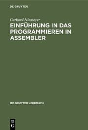 Cover von Einführung in das Programmieren in Assembler