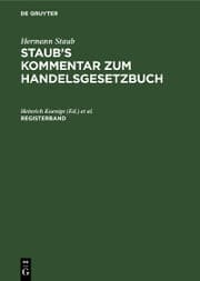 Cover von Registerband