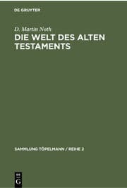 Cover von Die Welt des Alten Testaments