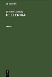 Cover von Theodor Gomperz: Hellenika. Band 2