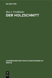 Cover von Der Holzschnitt