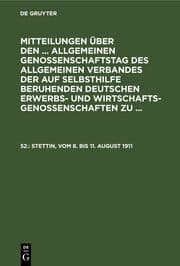 Cover von Stettin, vom 8. bis 11. August 1911