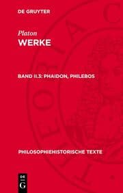 Cover von Phaidon, Philebos