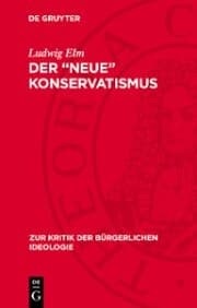 Cover von Der 'neue' Konservatismus