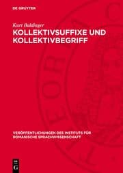 Cover von Kollektivsuffixe und Kollektivbegriff