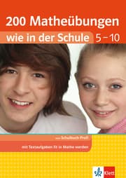 Cover von Klett 200 Matheübungen wie in der Schule Text- und Sachaufgaben Klasse 5 - 10