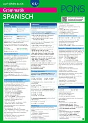 Cover von PONS Grammatik auf einen Blick: Spanisch