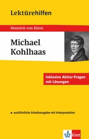 Cover von Klett Lektürehilfen Heinrich von Kleist, Michael Kohlhaas