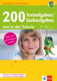 Cover von 200 Textaufgaben/Sachaufgaben wie in der Schule 1.-4. Klasse