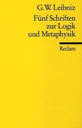 Cover von Fünf Schriften zur Logik und Metaphysik