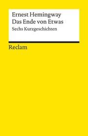 Cover von Das Ende von Etwas