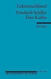 Cover von Friedrich Schiller: Don Karlos