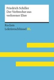 Cover von Der Verbrecher aus verlorener Ehre von Friedrich Schiller