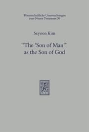 Cover von 'The 'Son of Man'' as the Son of God