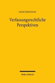 Cover von Verfassungsrechtliche Perspektiven