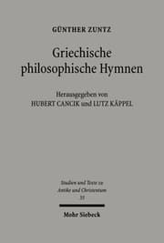 Cover von Griechische philosophische Hymnen