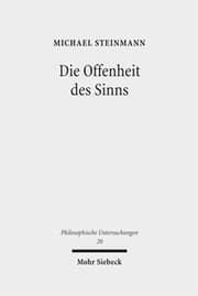 Cover von Die Offenheit des Sinns