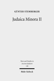 Cover von Judaica Minora