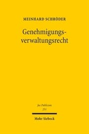 Cover von Genehmigungsverwaltungsrecht
