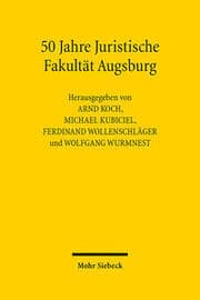 Cover von 50 Jahre Juristische Fakultät Augsburg