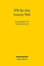 Cover von IPR für eine bessere Welt