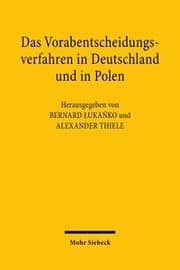 Cover von Das Vorabentscheidungsverfahren in Deutschland und in Polen