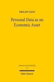 Cover von Personal Data as an Economic Asset