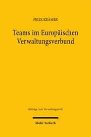 Cover von Teams im Europäischen Verwaltungsverbund