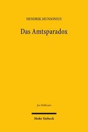 Cover von Das Amtsparadox
