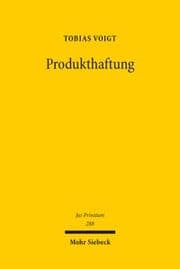 Cover von Produkthaftung