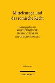 Cover von Mitteleuropa und das römische Recht