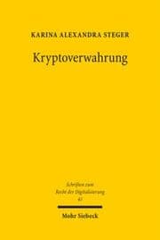 Cover von Kryptoverwahrung