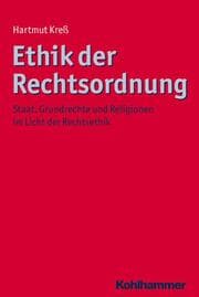 Cover von Ethik der Rechtsordnung