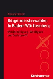 Cover von Bürgermeisterwahlen in Baden-Württemberg