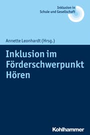 Cover von Inklusion im Förderschwerpunkt Hören