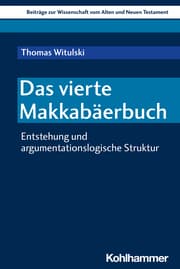 Cover von Das vierte Makkabäerbuch